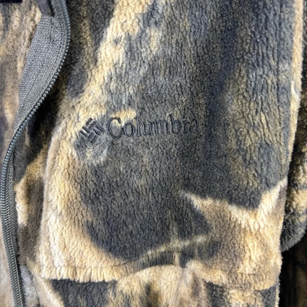 Columbia Youth Camouflage Fleece‎ Jacket Sz 18/20